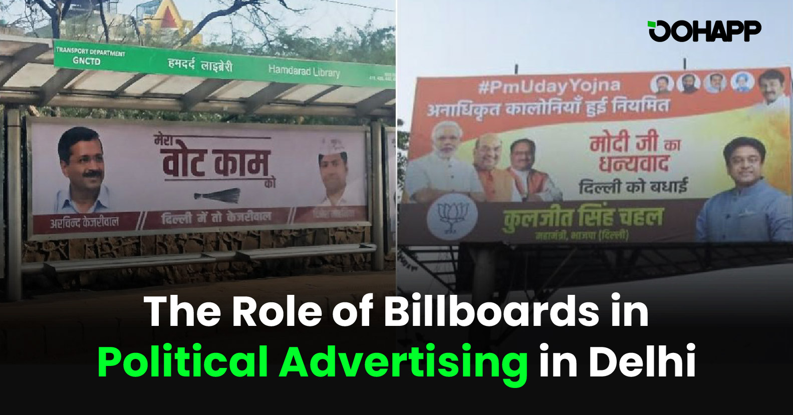 The Role of Billboards in Political Advertising in Delhi